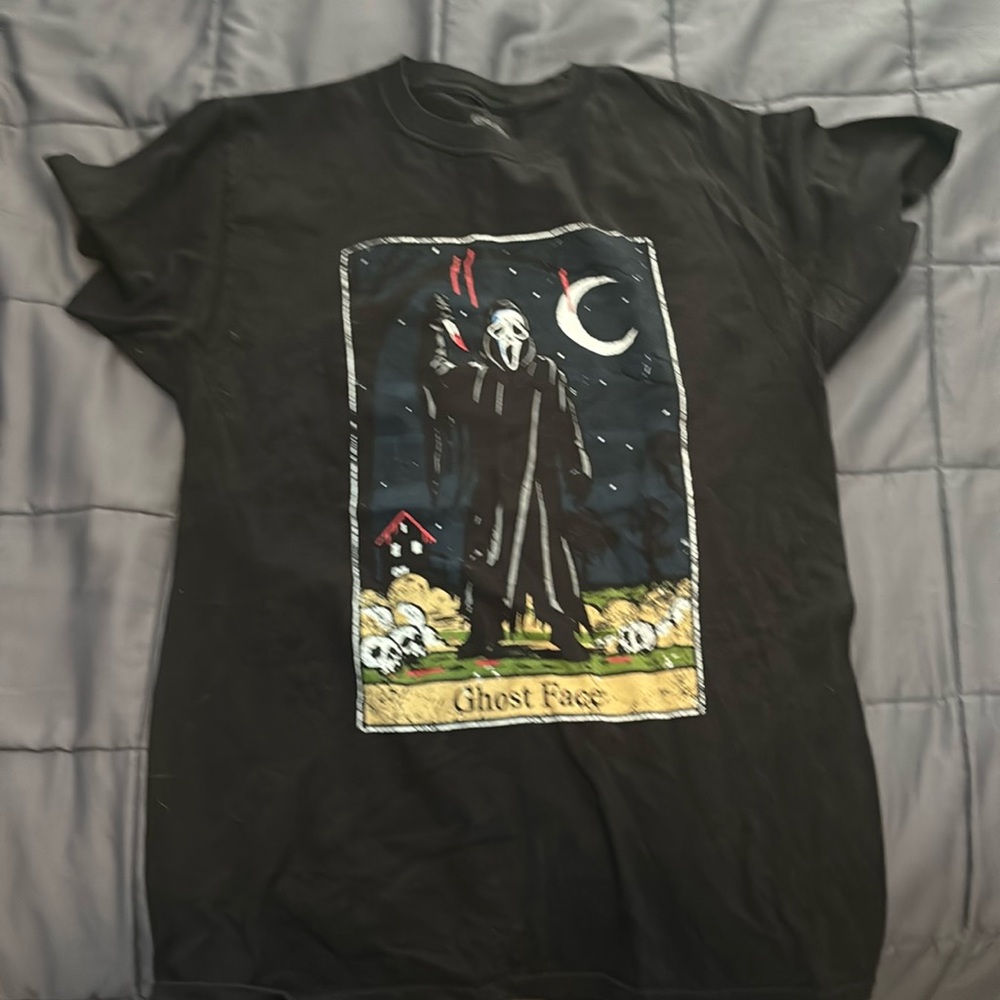 Black Ghost Face T-shirt